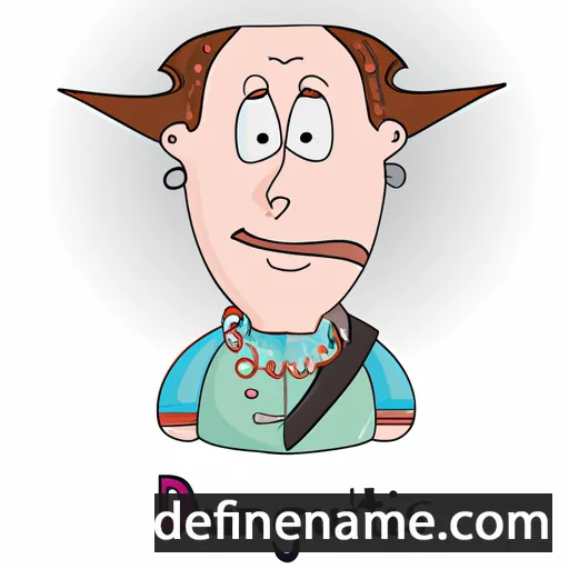 cartoon of the name Daugintas