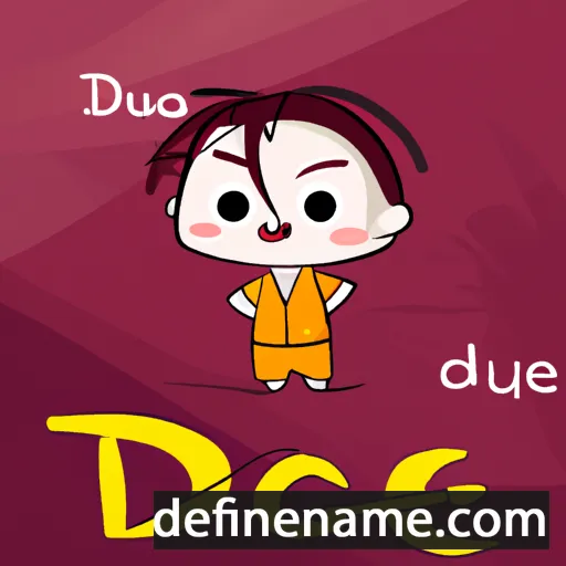 cartoon of the name Đức