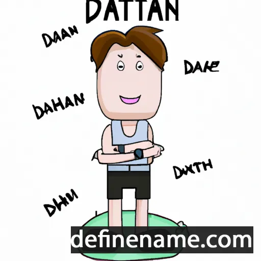 cartoon of the name Dathan