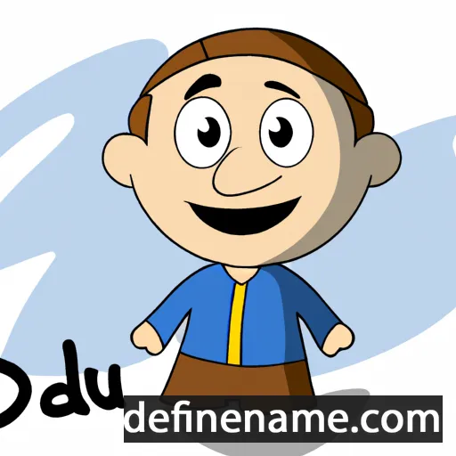 cartoon of the name Daud