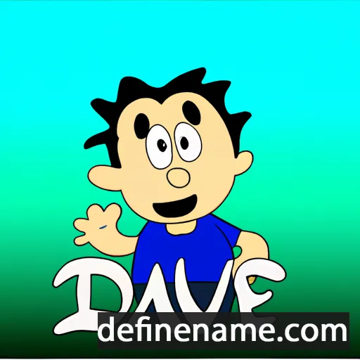 cartoon of the name Davide