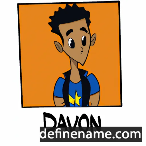 cartoon of the name Davion