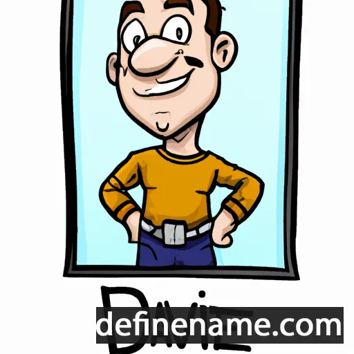 cartoon of the name Davit