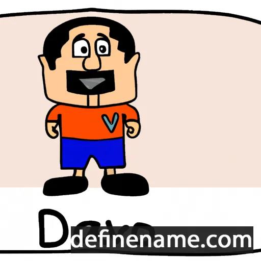 cartoon of the name Davor