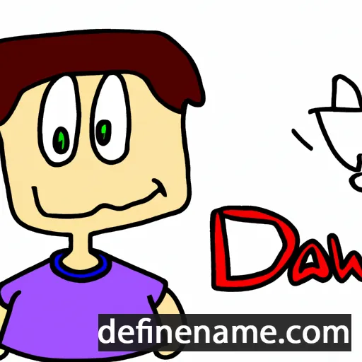 cartoon of the name Daw