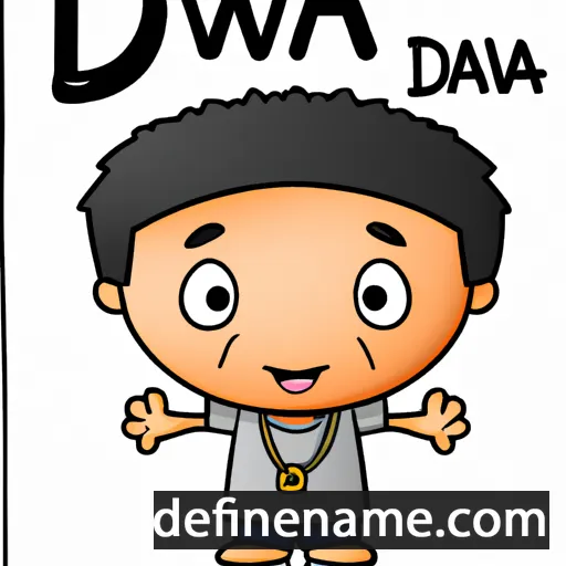 cartoon of the name Dawa