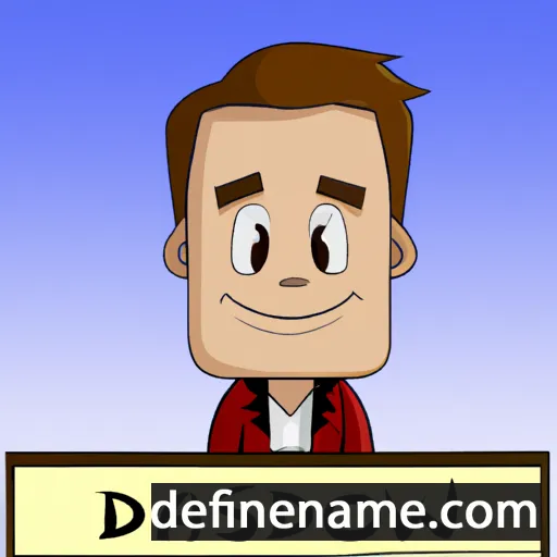 cartoon of the name Dawson