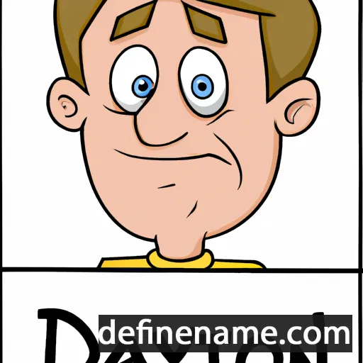 cartoon of the name Dayton