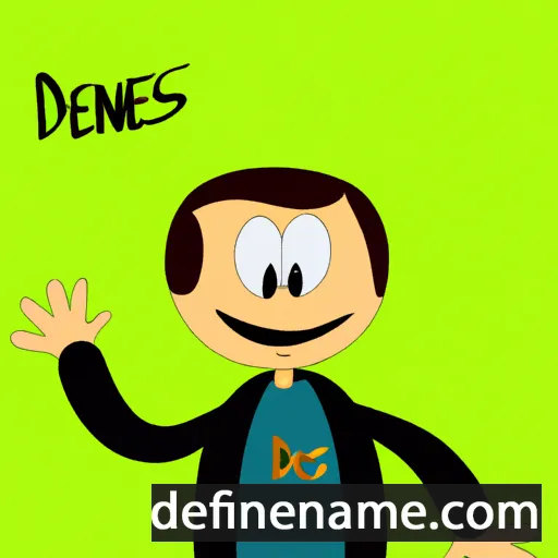 cartoon of the name Dénes