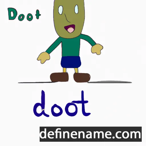 cartoon of the name Déodat