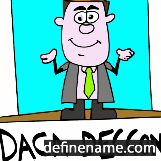 cartoon of the name Deacon