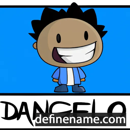 cartoon of the name DeAngelo