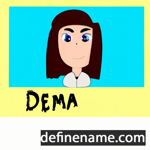 cartoon of the name Deanna