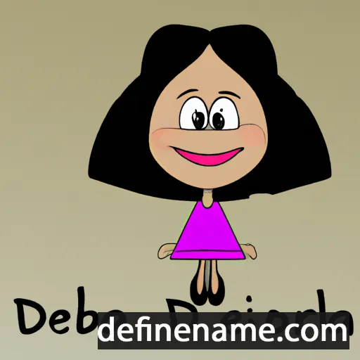 cartoon of the name Debbora