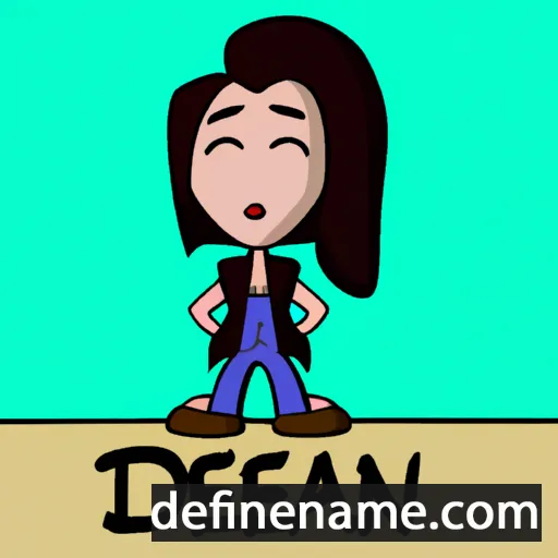 cartoon of the name Deeann