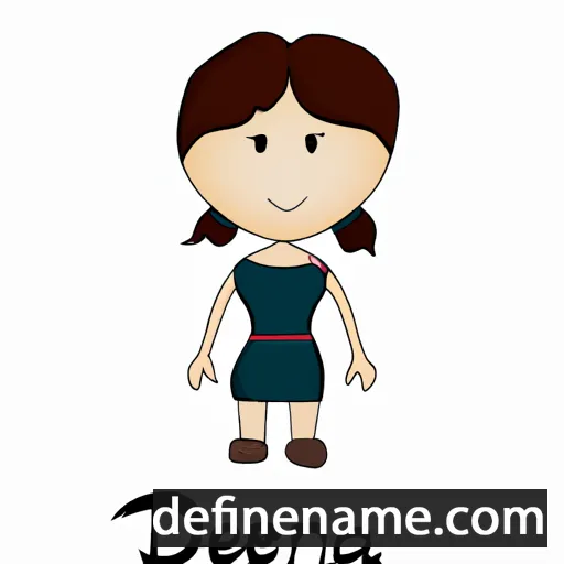 cartoon of the name Deina