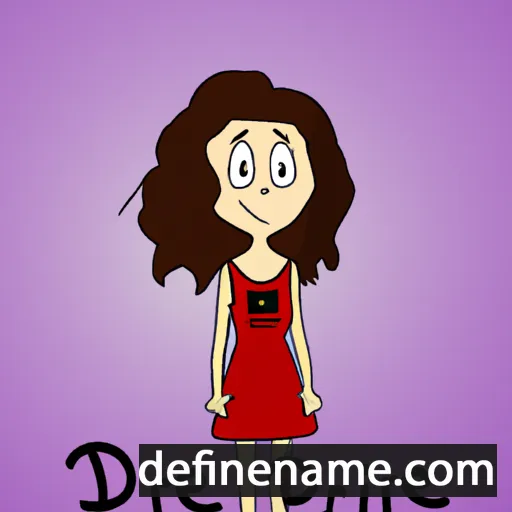 cartoon of the name Deirdre