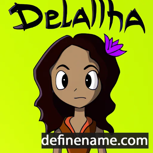 cartoon of the name Delaiah