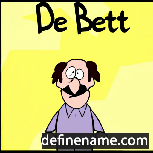 cartoon of the name Delbert