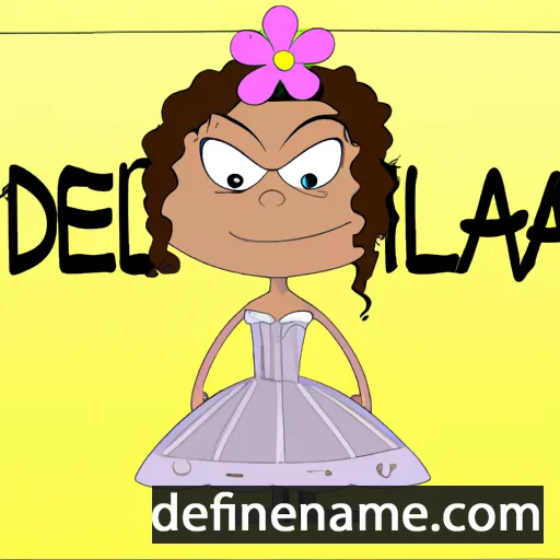 cartoon of the name Delilah