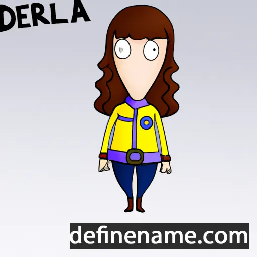 cartoon of the name Delora