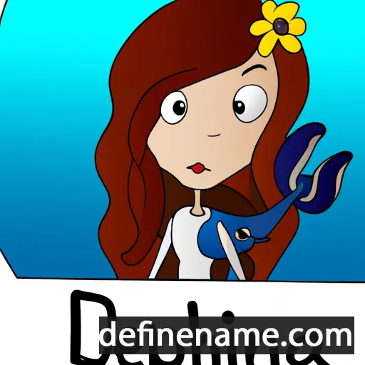 cartoon of the name Delphina