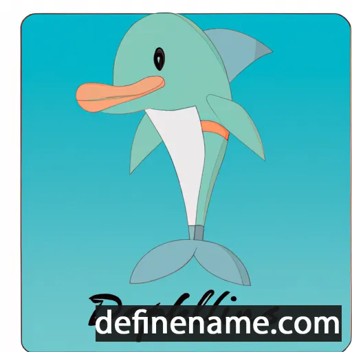 cartoon of the name Delphinus