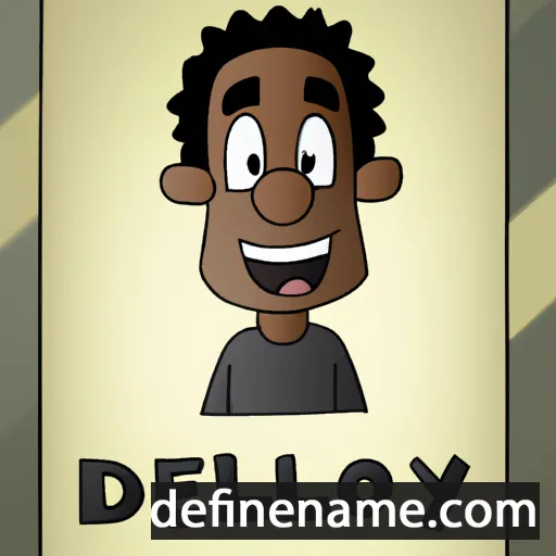 cartoon of the name Delroy