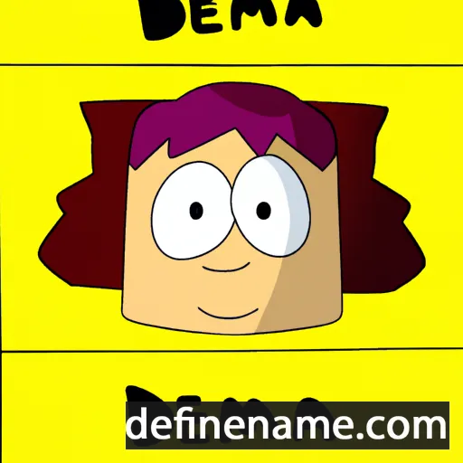 cartoon of the name Dema