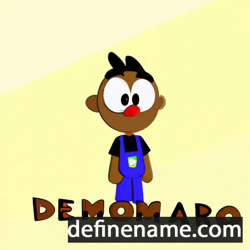 cartoon of the name DeMario