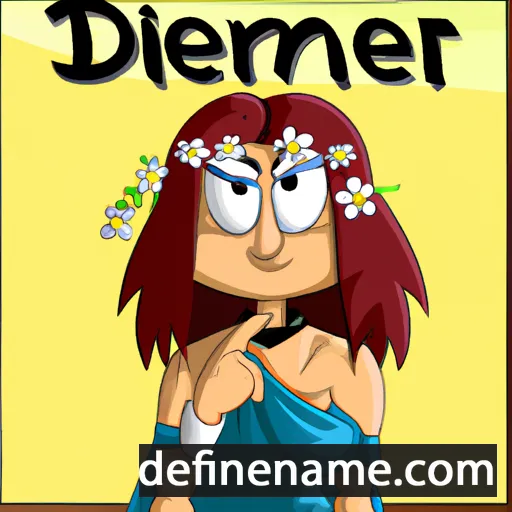 cartoon of the name Demeter