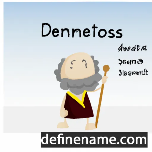 cartoon of the name Demosthenes