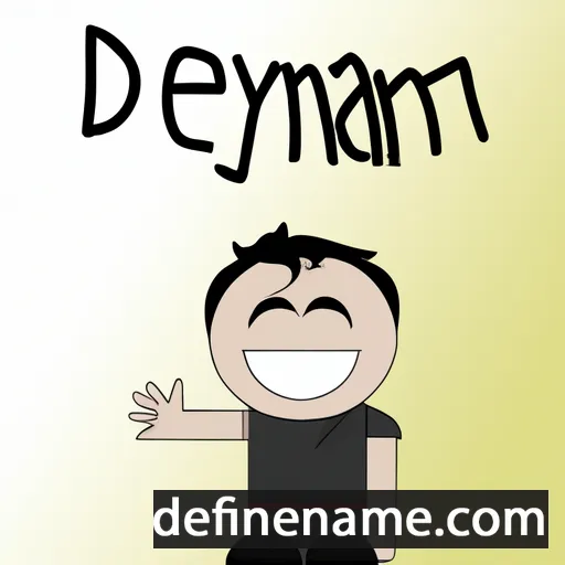 cartoon of the name Demyan