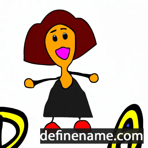 cartoon of the name Dena