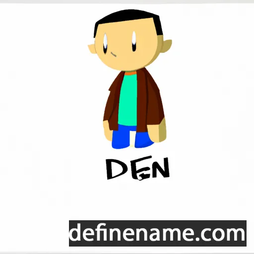 cartoon of the name Dene