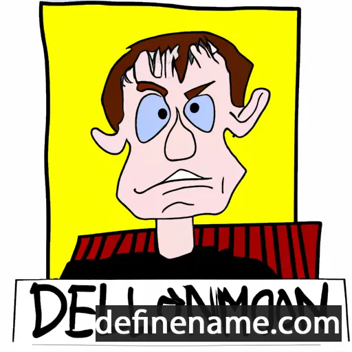 cartoon of the name Denholm