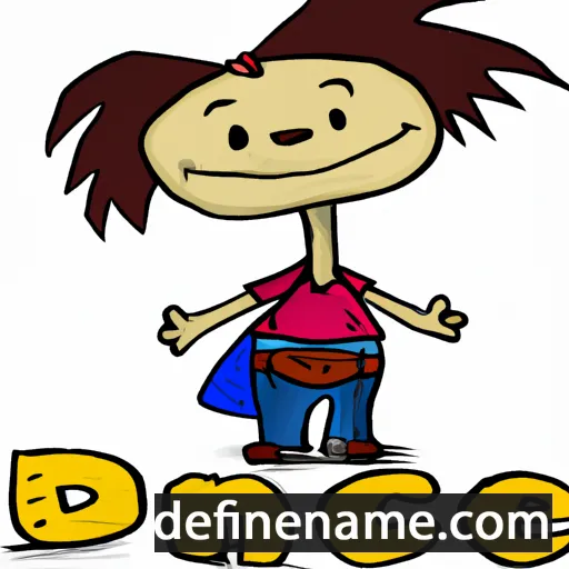 cartoon of the name Denice