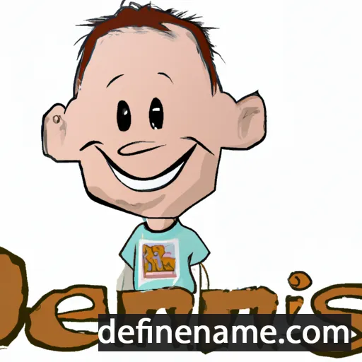 cartoon of the name Dennis