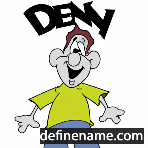 cartoon of the name Denny