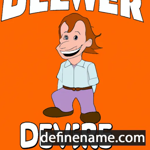 cartoon of the name Denver