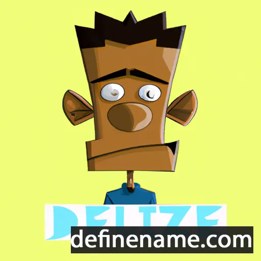 cartoon of the name Denzel