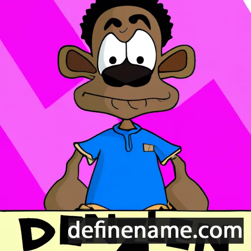 cartoon of the name Denzil