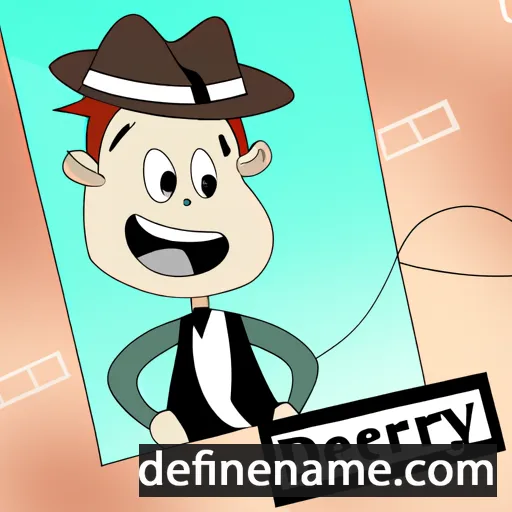 cartoon of the name Derby