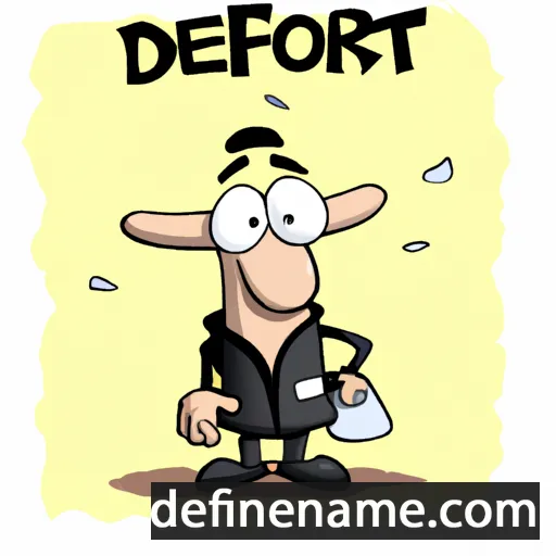 cartoon of the name Derorit