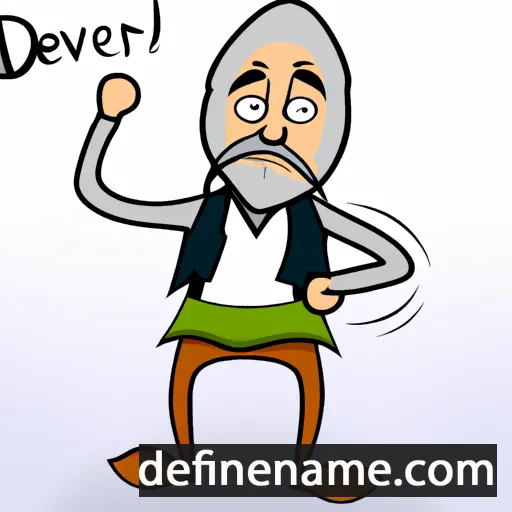 cartoon of the name Derviş