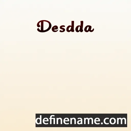 Desideria cartoon