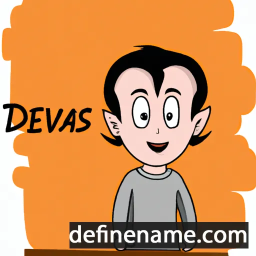 cartoon of the name Devadas