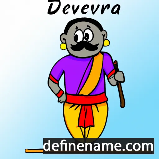 cartoon of the name Devaraja