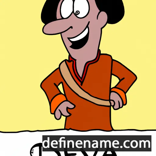 cartoon of the name Devdas