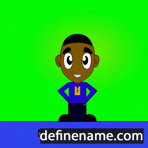 cartoon of the name Devontae